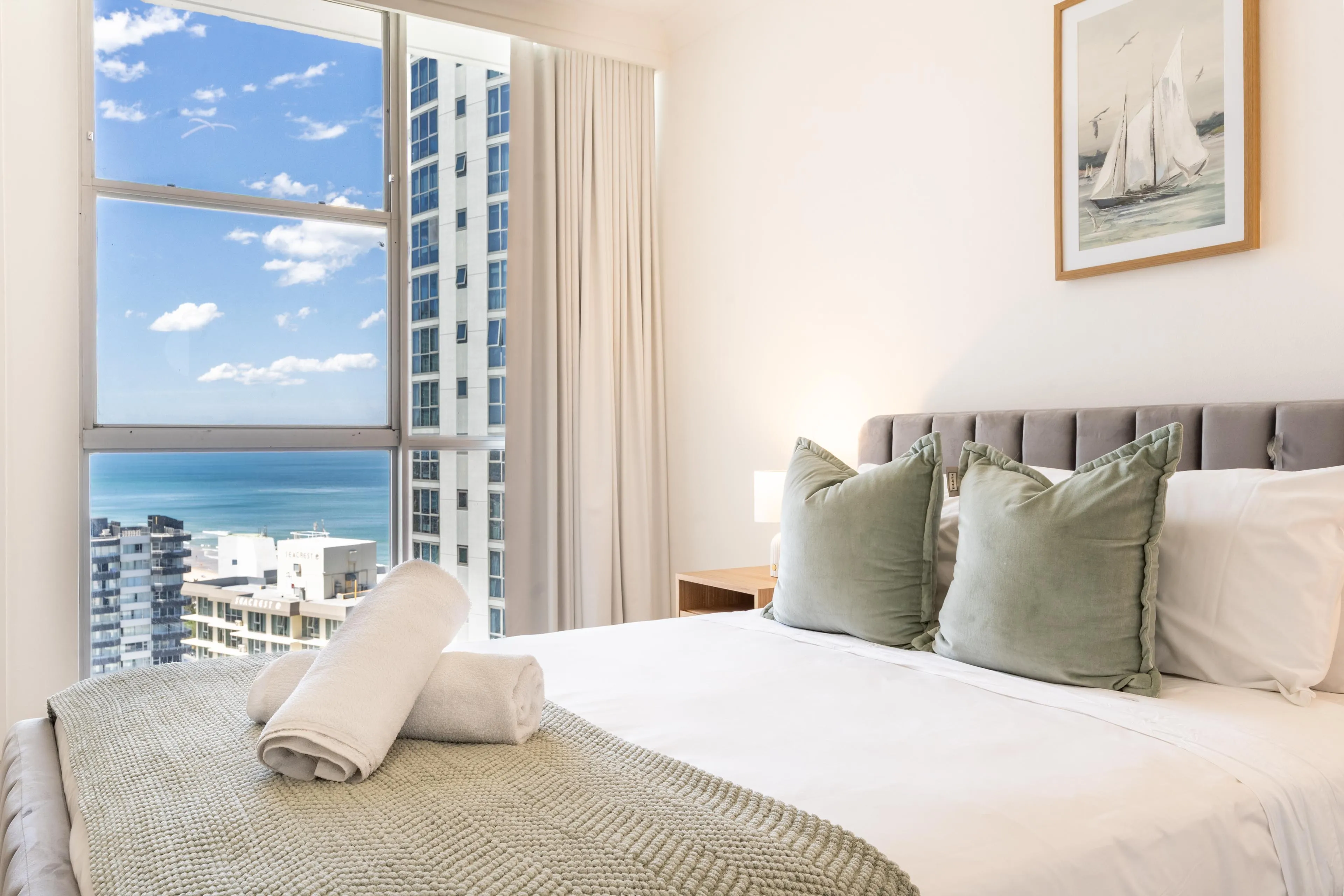 Luxe 2BR Coastal Getaway - Ocean & Skyline Views! - Image 5